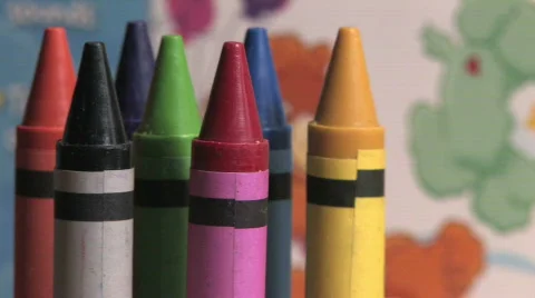 Pink Crayons Stock Photo, Picture and Royalty Free Image. Image