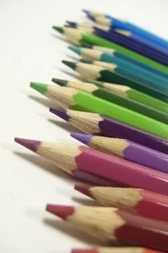 Crayons, back to school Foto stock