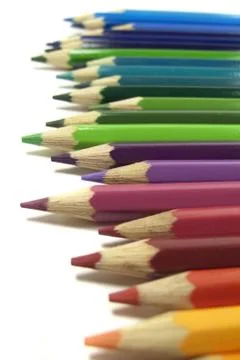 Crayons, back to school Foto stock