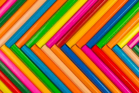 Crayons as background picture. Stock Photos