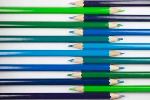 Crayons as background picture. Stock Photos