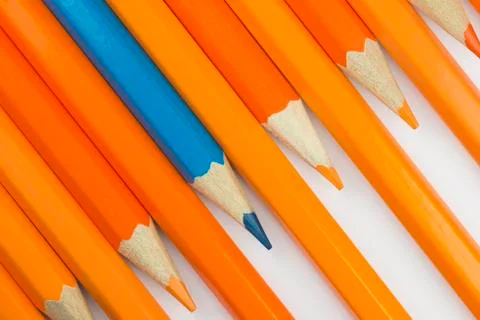 Crayons as background picture. Stock Photos