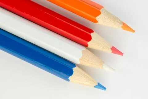 Crayons as background picture. Stock Photos