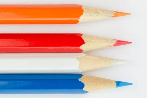 Crayons as background picture. Stock Photos