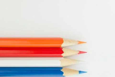 Crayons as background picture. Stock Photos