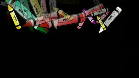 Crayons Video stock 718076