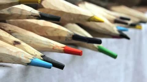 Crayons Stock Footage 10719175