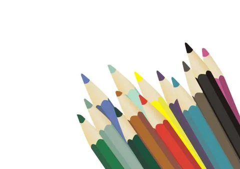 Crayons Illustrazione stock