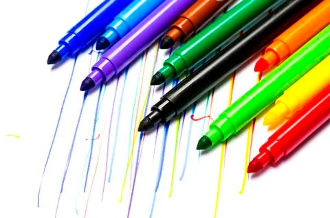 Crayons Stock Photos