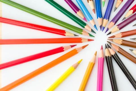 Crayons Stock Photos