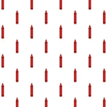 Crayons school supplies pattern background Stock Illustration