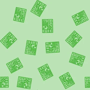 Crazy 8s ux ui design line vector seamless pattern Illustrazione stock