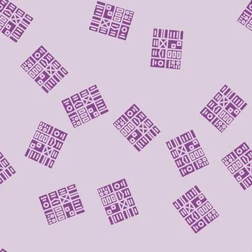 Crazy 8s ux ui design glyph vector seamless pattern Stock Illustration