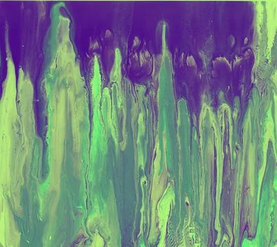 Crazy abstract background with Fluid Art drips effect texture. Stock Illustration