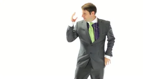 Crazy Businessman Stock Footage 11526336