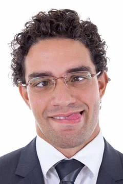 Crazy businessman Stock Photos