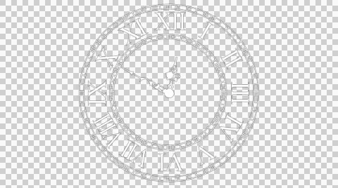 Crazy clock spinning fast in time Stock-Footage 54550733