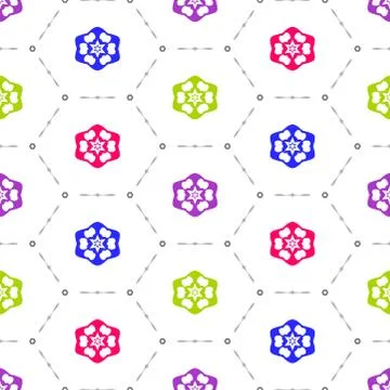 Crazy colored stylish texture. Modern background with fancy elements. Abstrac イラスト素材