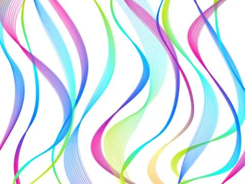 Crazy colorful abstract background with creative shapes Stock Illustration