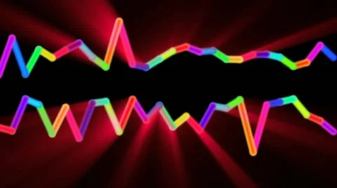 Crazy colorful pikes Stock Footage 62934450