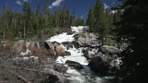 Crazy Creek Cascades Video stock 22147446