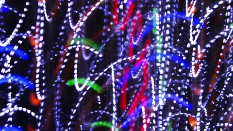 Crazy disco bulbs Video stock 82250513