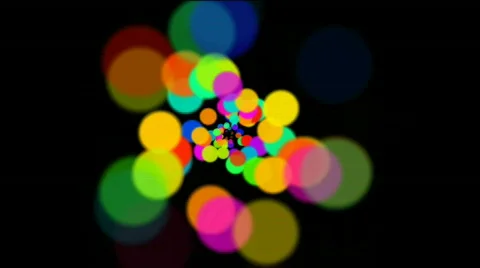 Crazy dots tunnel Video stock 700870