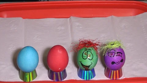 Crazy Easter Eggs 3 Stock Footage 106742594