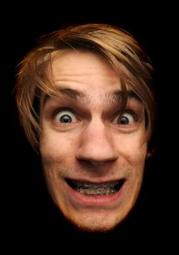 Crazy face Stock Photos