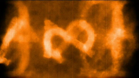 Crazy fiery numbers  Stock Footage 521188
