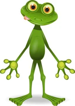 Crazy frog Stock Illustration