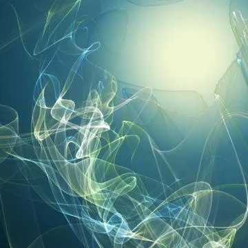 Crazy futuristic square flame wave background with nice curved shapes Stock Illustration