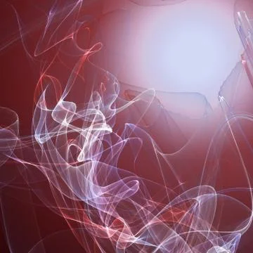 Crazy futuristic square flame wave background with nice curved shapes Stock Illustration