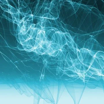 Crazy futuristic square flame wave background with nice curved shapes Stock Illustration