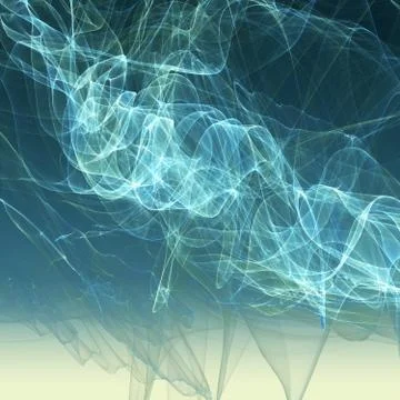 Crazy futuristic square flame wave background with nice curved shapes Stock Illustration