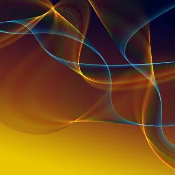 Crazy futuristic square flame wave background with nice curved shapes Иллюстрация