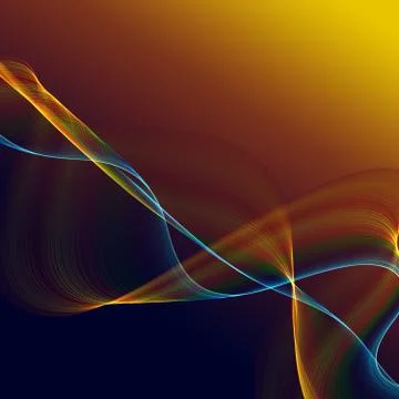 Crazy futuristic square flame wave background with nice curved shapes Stock Illustration