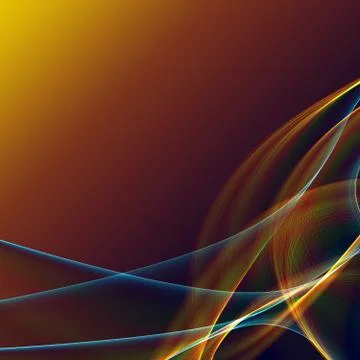 Crazy futuristic square flame wave background with nice curved shapes Stock Illustration