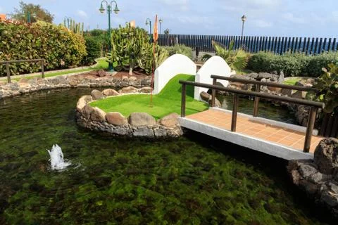 Crazy golf Stock Photos