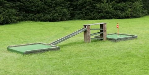Crazy Golf. Stock Photos