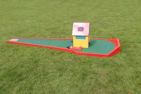 Crazy Golf. Stock Photos