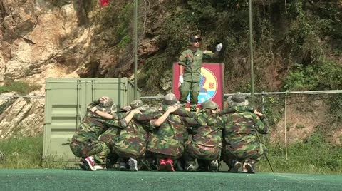 Crazy Gymnastics Video stock 11971111