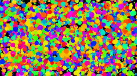 Crazy happy dots Stock Footage 700940