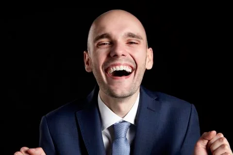 Crazy Happy Man Stock Photos