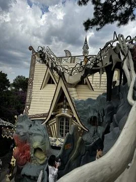Crazy House Foto stock