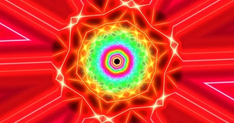 Crazy hypnotic LSD type looped background Stock-Footage 97150063