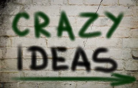 Crazy Ideas Concept Stock Illustration