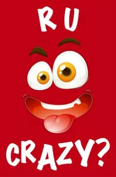 Crazy Stock Illustration