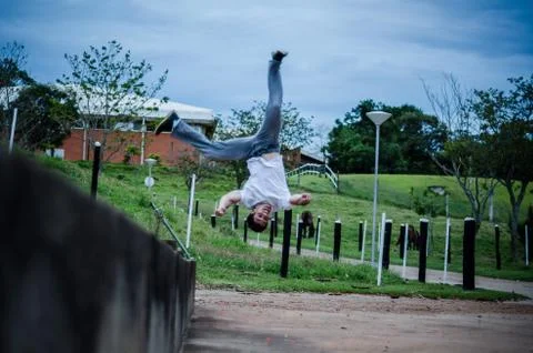 Crazy jump Stock Photos