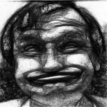 Crazy man 库存插图